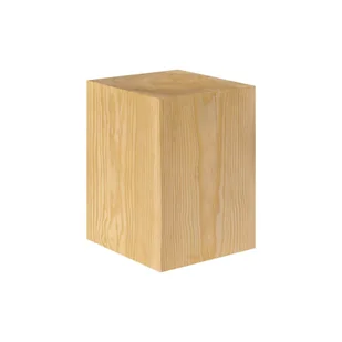 Pniak dekoracyjny kwadratowy 25x25x35 cm Ecoflam 5903003250593 - Deski i kantówki - miniaturka - grafika 1