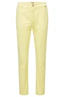 Spodnie damskie - BOSS Damskie spodnie C_Tachini2-D, rozmiar Medium Yellow, 44 - miniaturka - grafika 1
