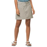 Spódnice - Jack Wolfskin Damski Sonora Skort Skort Dusty Grey - miniaturka - grafika 1