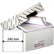 Papier do drukarek - Emerson Papier komputerowy 240mm x 12 1+2 (białe kopie) 240312b0n0 - miniaturka - grafika 1