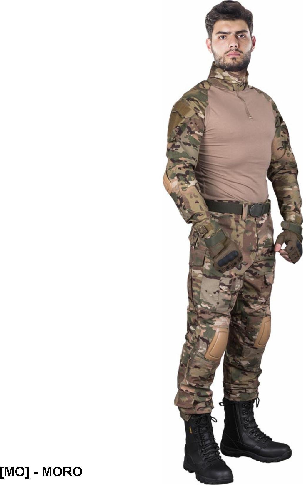 TG-PROTECT - Ubranie ochronne Tactical Guard, w skład którego wchodzi bluza i spodnie do pasa - moro S