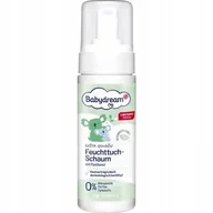 Kosmetyki kąpielowe dla dzieci - BABYDREAM Extra Sensitive pianka do nawilżania chusteczek 150 ml - miniaturka - grafika 1