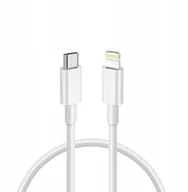 Kable USB - ECONOMY KABEL USB TYP-C DO IPHONE 2A BIAŁY 30CM - miniaturka - grafika 1