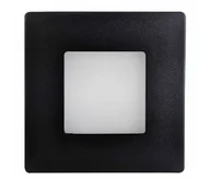 Lampy ogrodowe - LED Zewnętrzne oświetlenie schodów LED/1,7W/230V 2700K IP44 czarne - miniaturka - grafika 1