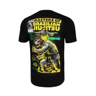 Koszulki sportowe męskie - Pit Bull T-Shirt Koszulka Master Of BJJ Black - miniaturka - grafika 1