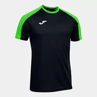 Koszulki męskie - Joma Męski T-shirt z krótkim rękawem, Eco Championship, czarny/neonowo-zielony, XXXL - miniaturka - grafika 1
