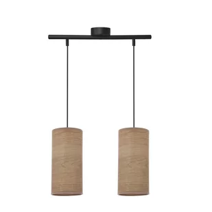 Ballo lampa wisząca 2-punktowa czarna/orzechowa 32-19738 - Lampy sufitowe - miniaturka - grafika 2