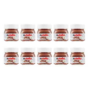 Nutella mini 10 x 25 g - Słodkie kremy i masła - miniaturka - grafika 1