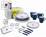 Akcesoria i części AGD - Zestaw obiadowy Brunner All Inclusive Blue Ocean - miniaturka - grafika 1
