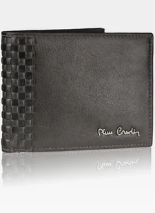 Pierre Cardin, Portfel skórzany męski, Tilak39 8800, brązowy, ochrona RFID, mały - Portfele - miniaturka - grafika 1