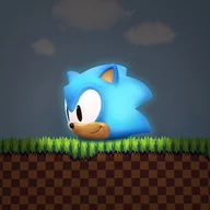 Gadżety dla graczy - Lampka Sonic the Hedgehog - głowa - miniaturka - grafika 1