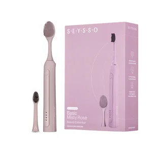 SEYSSO Color Basic Misty Rose Beauty Collection Szczoteczka soniczna z końcówką do mycia twarzy - Szczoteczki elektryczne - miniaturka - grafika 1