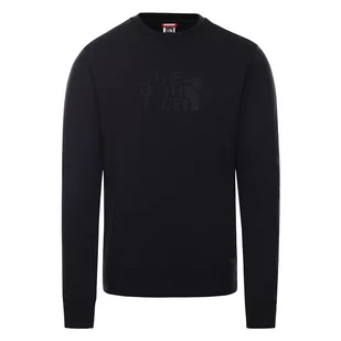 Bluza The North Face Drew Peak Sweater 0A4SVRJK31 - czarna - Bluzy sportowe męskie - miniaturka - grafika 1