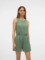 Koszulki i topy damskie - Vero Moda Top w kolorze zielonym - miniaturka - grafika 1