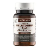 Witaminy i minerały - Singularis Melatonina plus, Suplement diety, 30 kapsułek - miniaturka - grafika 1