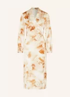 Sukienki - Calvin Klein Sukienka W Stylu Kopertowym beige - miniaturka - grafika 1