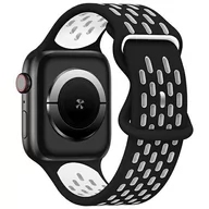 Akcesoria do smartwatchy - Beline pasek Apple Watch New Sport Silicone 38/40/41mm czarno-biały black/white box - miniaturka - grafika 1