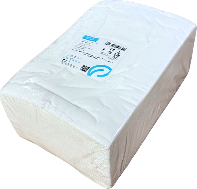 Ręcznik Fryzjerski Medyczny Włókninowy Gładki SOFT 70cm X 50cm / 45g/m², 100 Sztuk
