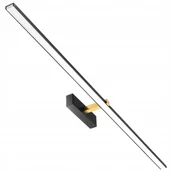 Lampy ścienne - Czarno złoty kinkiet nad lustro VENUS 24W neutralny IP44 120 cm - miniaturka - grafika 1