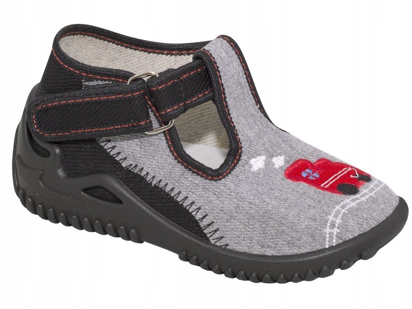 ZETPOL kapcie dziecięce Tolek szary 19