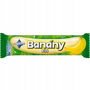 Banany w białej czekoladzie 42g - Orion słowackie - Przekąski dla dzieci - miniaturka - grafika 1