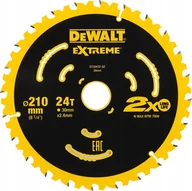 Tarcze do pił - Dewalt tarcza pilarska 210x30/24 zęb - miniaturka - grafika 1