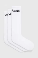 Skarpetki męskie - Vans skarpetki 3-pack męskie kolor biały - miniaturka - grafika 1