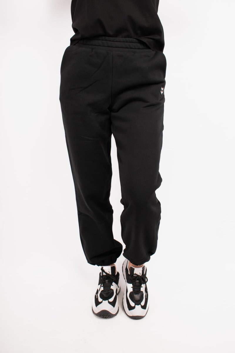 Spodnie dresowe damskie Karl Lagerfeld 245W1054 czarny - L