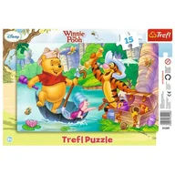 Puzzle - Trefl 15 EL. Ramkowe Wyprawa po skarb 405430 - miniaturka - grafika 1