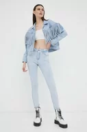 Spodnie damskie - Lee jeansy Ivy damskie kolor niebieski - miniaturka - grafika 1