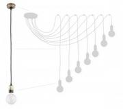 Lampy sufitowe - Lemir Maris lampa wisząca 7-punktowa patyna O2757 W7 PAT O2757 W7 PAT - miniaturka - grafika 1