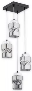 Lemir Meru Cza + Ch Wisząca O2965 W4 CZA + CH - Lampy sufitowe - miniaturka - grafika 1