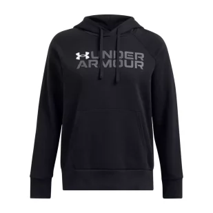 Bluza damska Under Armour Rival Fleece Wordmark Hoodie - Bluzy sportowe damskie - miniaturka - grafika 1
