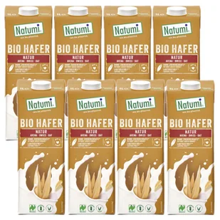 Natumi Napój owsiany Zestaw 8 x 1 l Bio - żywność - Napoje roślinne - miniaturka - grafika 1