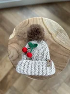 Czapki dla dzieci - Czapka dziecięca 0-6 mcy - miniaturka - grafika 1