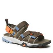 Sandały męskie - Sandały Timberland Garrison Trail Web Sandal TB0A5TAT1101 Medium Grey - miniaturka - grafika 1