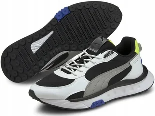 Buty damskie sportowe Puma Rider Jts r.40 Lekkie Czarne Sneakersy - Sneakersy damskie - miniaturka - grafika 1