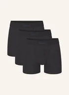 Majtki damskie - Skims Bokserki Skims Cotton, 3 Szt. schwarz - miniaturka - grafika 1