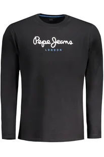 MĘSKA KOSZULKA Z KRÓTKIM RĘKAWEM PEPE JEANS CZARNA - Pepe Jeans - Koszulki męskie - miniaturka - grafika 1