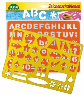 Szablony - Litery, cyfry i symbole - Zabawki kreatywne - miniaturka - grafika 1
