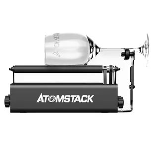 ATOMSTACK R3 Pro Rotary Roller with Separable Support Module and Extension Towers, 360 Degree Laser Rotating Engrave - Grawerowanie i akcesoria - miniaturka - grafika 2