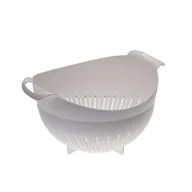 Pozostałe akcesoria kuchenne - Cedzak Vamos 24 cm biały - miniaturka - grafika 1
