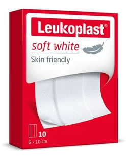ESSITY POLAND SP. Z O.O. ESSITY POLAND SP Z O.O Plastry Leukoplast Soft White 10 sztuk - Apteczki i materiały opatrunkowe - miniaturka - grafika 1