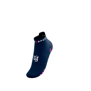 COMPRESSPORT Skarpetki do biegania krótkie ProRacing Socks V4 mood indigo/magenta - Skarpetki sportowe męskie - miniaturka - grafika 12