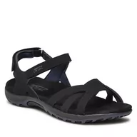 Sandały damskie - Sandały CRUZ Highcliff W Sandal CR161742 1001S Black Solid - miniaturka - grafika 1