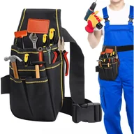Skrzynki i torby narzędziowe - Wodoodporna torba narzędziowa, uchwyt na narzędzia, regulowany pasek, pas narzędziowy, dla elektryków, cieśli, budowniczych - miniaturka - grafika 1