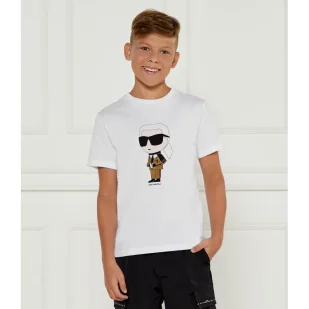 Karl Lagerfeld Kids T-shirt | Regular Fit - Koszulki dla chłopców - miniaturka - grafika 1