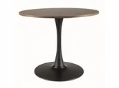 Stoły - Stół okrągły Amadeo II orzech 90 cm do kuchni salonu - miniaturka - grafika 1