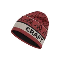 Czapki męskie - Czapka zimowa CRAFT CORE BACKCOUNTRY KNIT HAT 1912379-421214 – Pomarańczowy - miniaturka - grafika 1