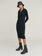 Sukienki - G-Star Sukienka w kolorze granatowym - miniaturka - grafika 1